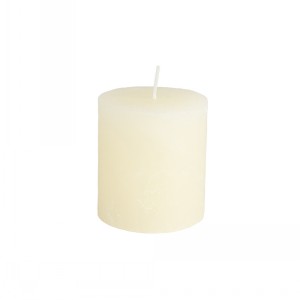 Candle Pillar Ivory